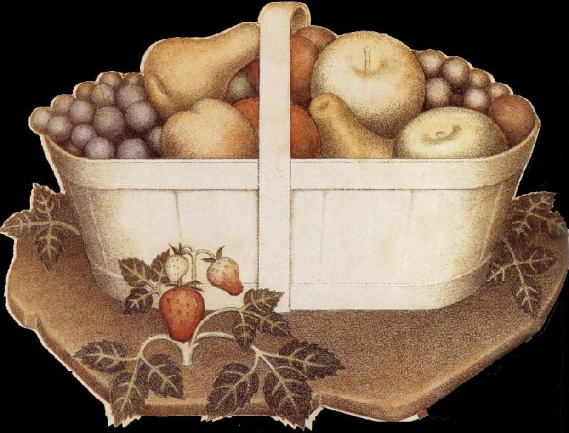 Grant Wood Fruit oil painting image